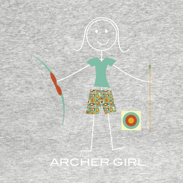 Funny Womens Archery Design by whyitsme